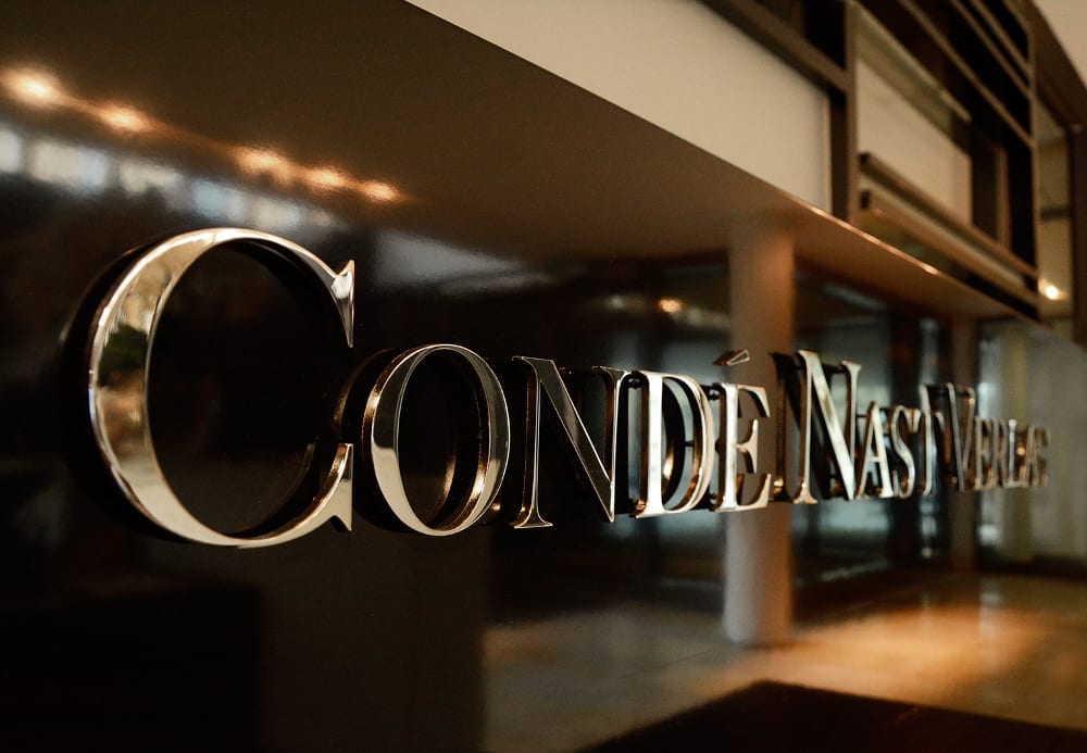 Conde Nast lettering in offices